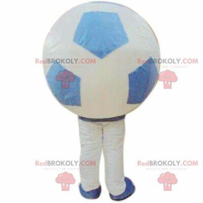 Mascotte REDBROKOLY scoiattolo marrone e bianco, costume foresta / REDBROKO_09795