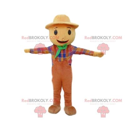 Fully customizable brown dog REDBROKOLY mascot / REDBROKO_09809
