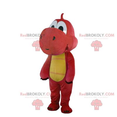 Mushu REDBROKOLY mascot the famous red dragon from the cartoon Mulan / REDBROKO_09845