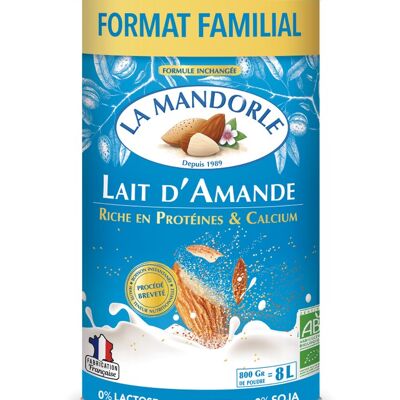 Latte di Mandorla in Polvere Formato Famiglia - 800g