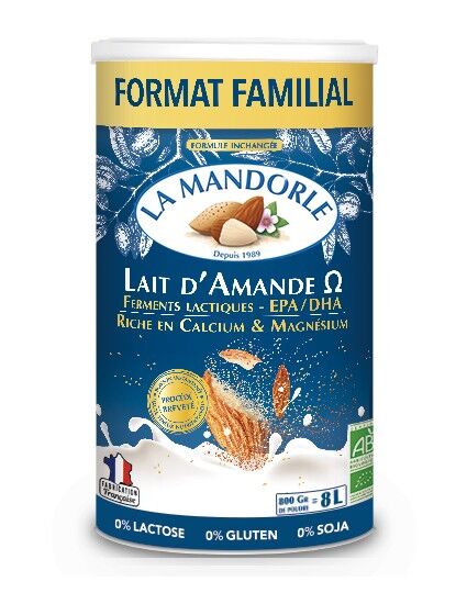 Buy wholesale Almond milk omega 3 family 800g