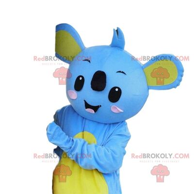Giant ice cream REDBROKOLY mascot, colorful ice cream pot costume / REDBROKO_09894