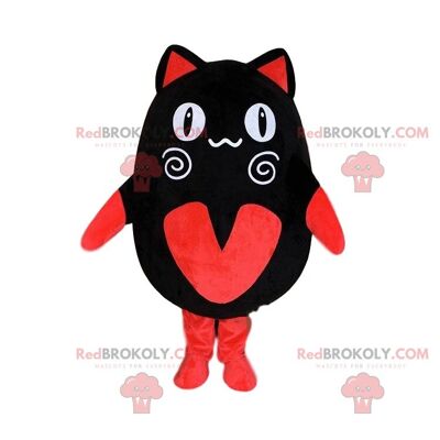 Oso de peluche rosa mascota REDBROKOLY con mejillas rojas / REDBROKO_09898