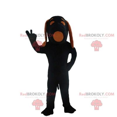 Blue Snoopy REDBROKOLY mascot, famous cartoon dog / REDBROKO_09910