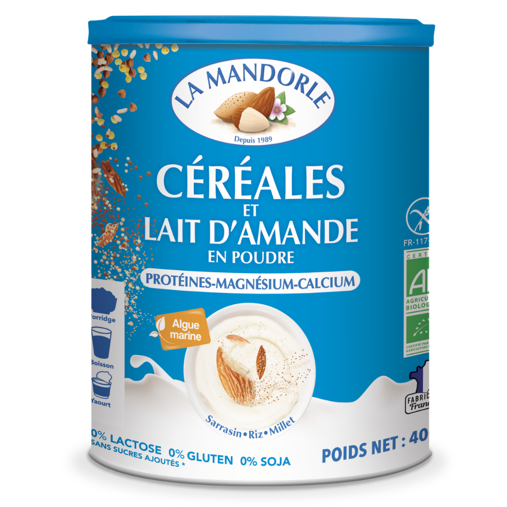 Desayuno Súper Completo: Cereales y Leche de Almendras - 400g