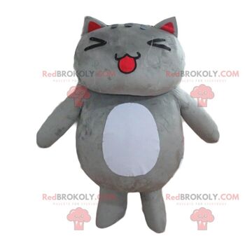 Mascotte de Doraemon REDBROKOLY, célèbre chat bleu et blanc, géant / REDBROKO_09958