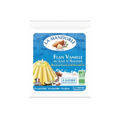 Preparato per Flan in Polvere alla Vaniglia con Latte di Mandorle - 65g