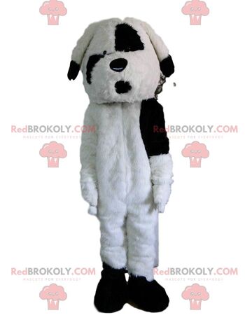 Mascotte d'ours noir et blanc REDBROKOLY, déguisement de gros ours / REDBROKO_09974 1