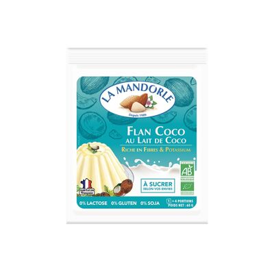 Zubereitung für Kokos-Flan-Pulver mit Kokosmilch – 75 g