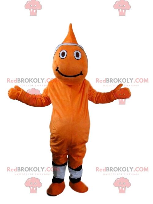 KFC chicken REDBROKOLY mascot, dressed chicken costume / REDBROKO_010039