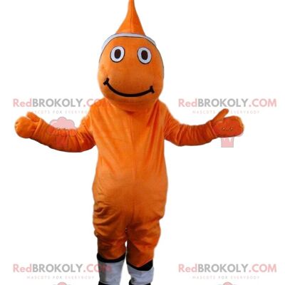 KFC chicken REDBROKOLY mascot, dressed chicken costume / REDBROKO_010039