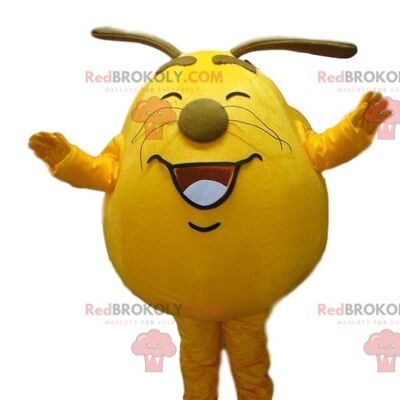 Orange character REDBROKOLY mascot, orange creature costume / REDBROKO_010067