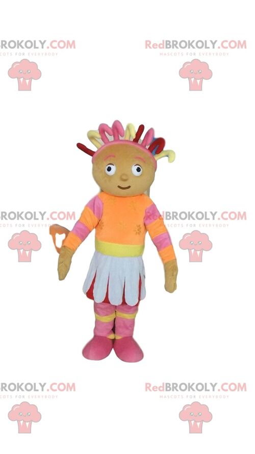 Farmer REDBROKOLY mascot, explorer, adventurer costume / REDBROKO_010075