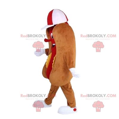Helado italiano muy colorido REDBROKOLY mascota, traje de helado gigante / REDBROKO_010181