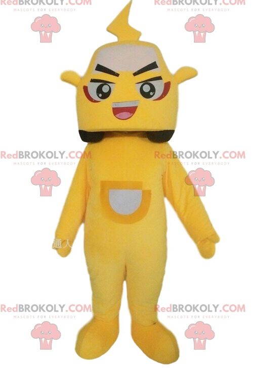 Green vegetable REDBROKOLY mascot, green character costume / REDBROKO_010214