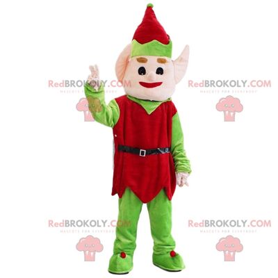 Santa Claus REDBROKOLY mascot, Christmas costume, winter costume / REDBROKO_010259