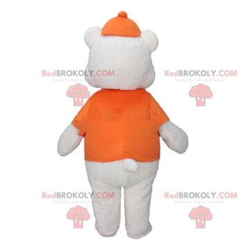 Mascotte d'ours en peluche marron REDBROKOLY, habillé en salopette / REDBROKO_010289 3