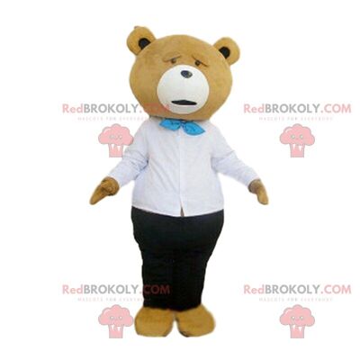 Teddy bear REDBROKOLY mascot in the film of the same name, teddy bear costume / REDBROKO_010332