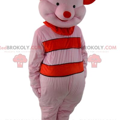 Luntik REDBROKOLY mascot, famous pink cartoon character / REDBROKO_010356