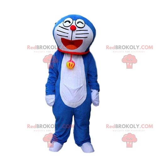 Doraemon REDBROKOLY mascot, famous manga robot cat / REDBROKO_010380