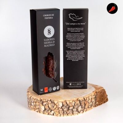 Chorizo picante de ternera igp sierra de guadarrama