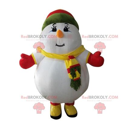 Inflatable snowman costume, giant costume / REDBROKO_010437