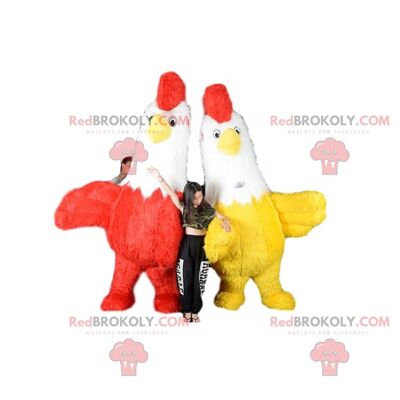 Inflatable snowman costume, giant disguise / REDBROKO_010438