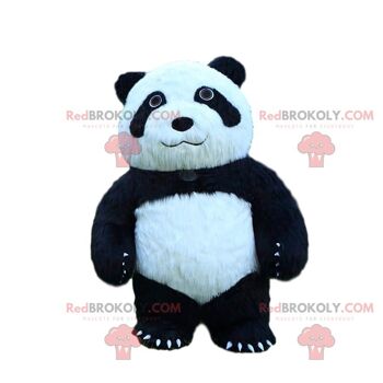 Mascotte de panda gonflable REDBROKOLY, costume de 3 mètres de haut / REDBROKO_010456