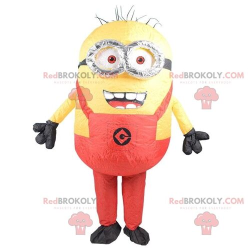 Inflatable Minions REDBROKOLY mascot, yellow cartoon character / REDBROKO_010464