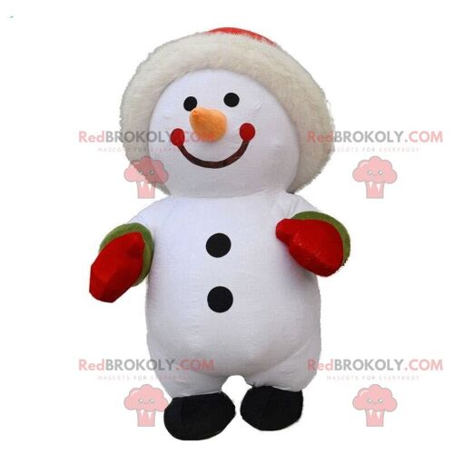 2 inflatable costumes, a snowman and a Santa Claus / REDBROKO_010471