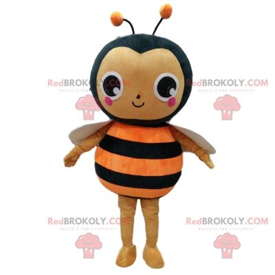 2 déguisements d'abeilles géantes, mascottes d'abeilles colorées REDBROKOLY / REDBROKO_010479