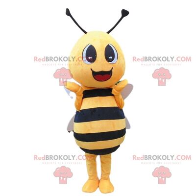 Yellow and black bee costume with glasses / REDBROKO_010484