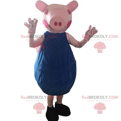 2 mascotas de cerdo REDBROKOLY, una niña y un niño, disfraces de pareja / REDBROKO_010505