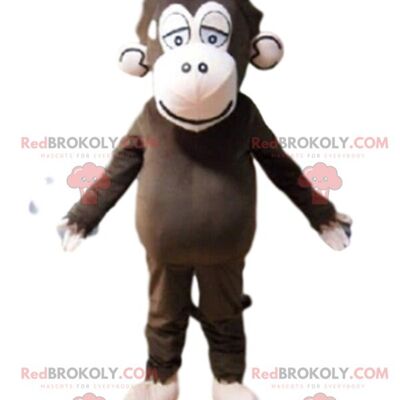 Disfraz de mono marrón de dibujos animados / REDBROKO_010512