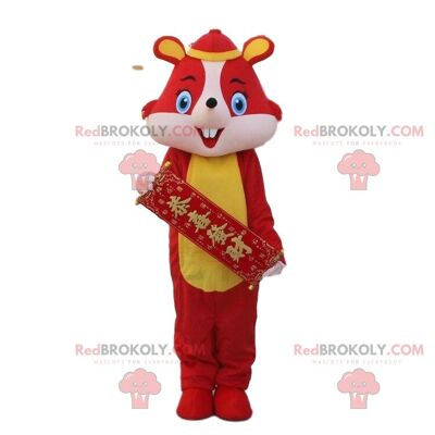 Disfraz de ratón rojo, disfraz asiático / REDBROKO_010518