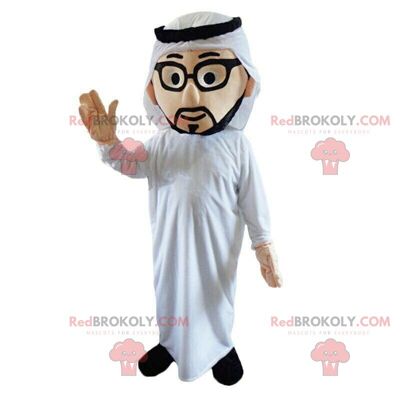 Costume uomo orientale, mascotte Maghreb REDBROKOLY, musulmano / REDBROKO_010526