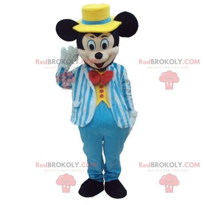 Yellow and white billiard ball REDBROKOLY mascot, costume 9 / REDBROKO_010571