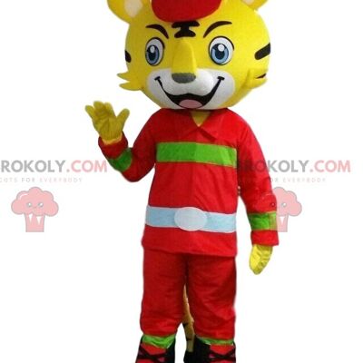 Costume da mucca con tuta blu, mascotte mucca REDBROKOLY / REDBROKO_010647