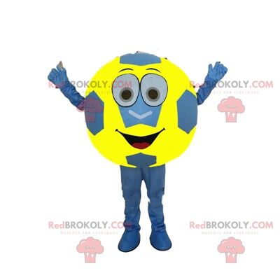 Giant yellow egg REDBROKOLY mascot, potato costume / REDBROKO_010659