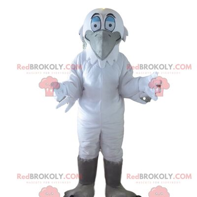 Costume da uccello bianco, garzetta, costume da gabbiano / REDBROKO_010702
