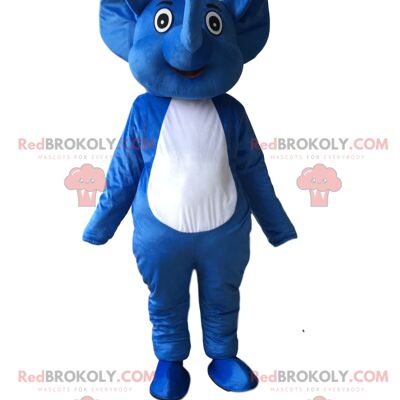 Disfraz de elefante azul y blanco, disfraz de elefante / REDBROKO_010749