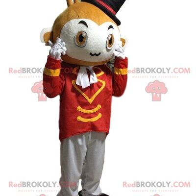 2 Asian kids REDBROKOLY mascots, Chinese kids costumes / REDBROKO_010752