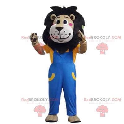 Hombre asiático mascota REDBROKOLY, disfraz de dios de la riqueza / REDBROKO_010781