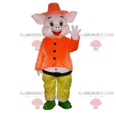 REDBROKOLY mascotte Piglet, il famoso maialino rosa di Winnie the Pooh / REDBROKO_010800
