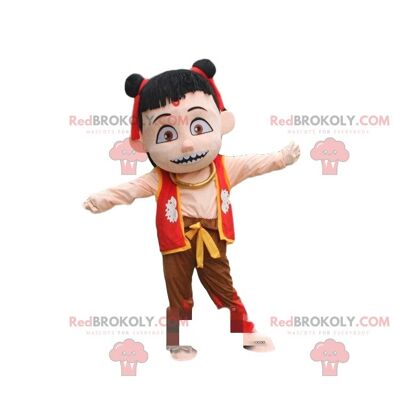 REDBROKOLY mascotte Nezha, famoso demone manga, costume famoso / REDBROKO_010807