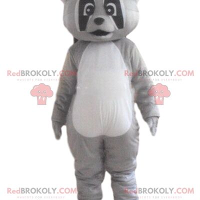 Purple teddy bear REDBROKOLY mascot, giant purple bear costume / REDBROKO_010819