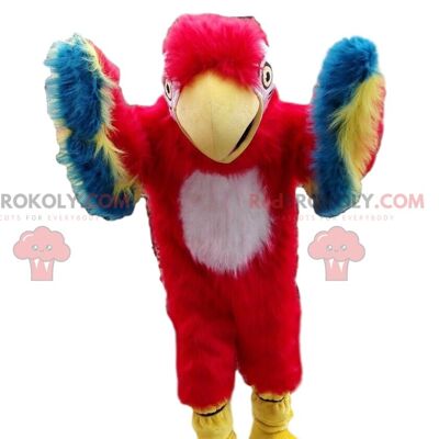 Pink ice cream REDBROKOLY mascot, ice cream cone costume / REDBROKO_010854