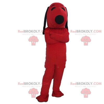 Snoopy REDBROKOLY mascot, famous cartoon white and black dog / REDBROKO_010889