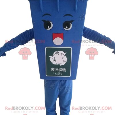 4 mascottes de poubelles colorées REDBROKOLY, costumes de poubelle / REDBROKO_010899