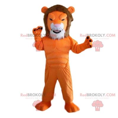 REDBROKOLY mascot Alex, the famous lion in the cartoon Madagascar / REDBROKO_010925